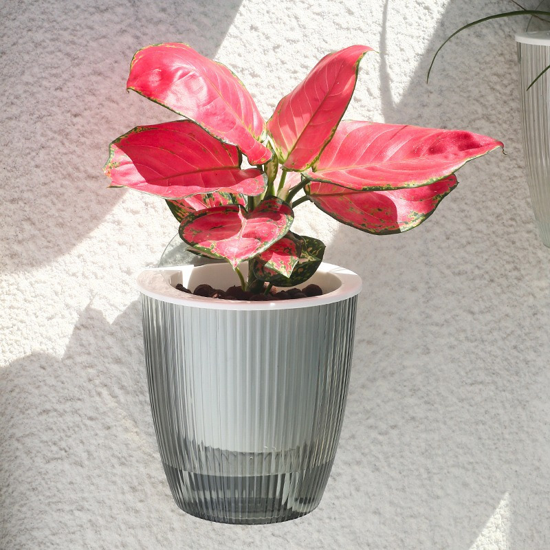 3pcs modern striped wall mounted self watering planters - Temu