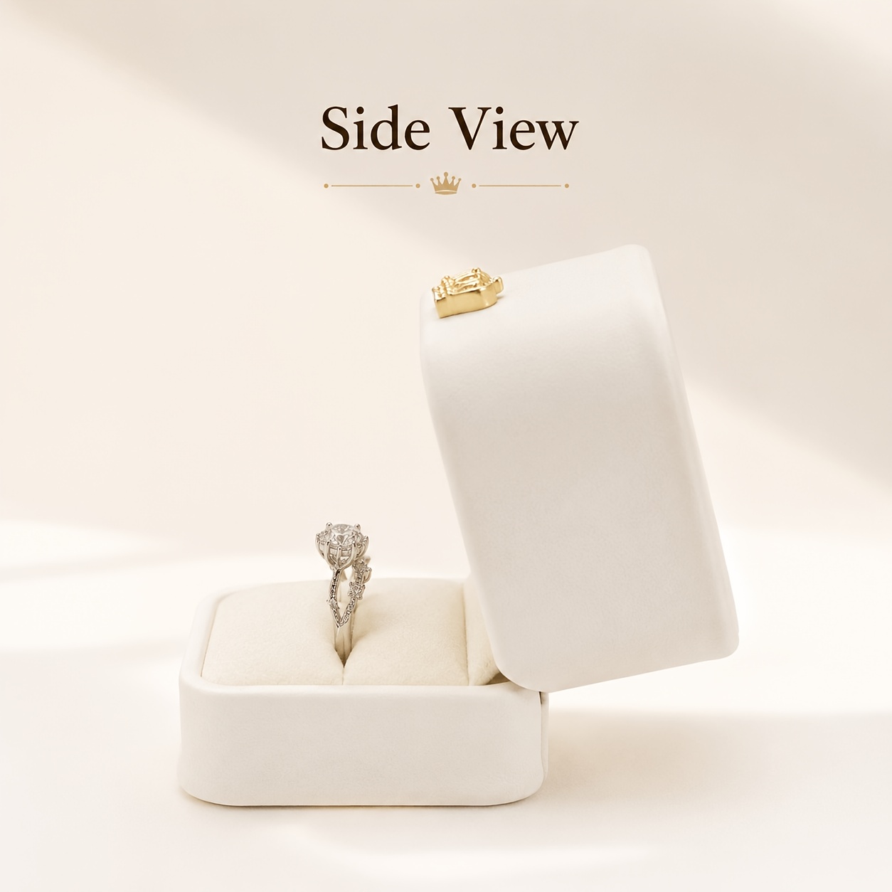 Women's Elegant Bow Open Ring Gift Box Set