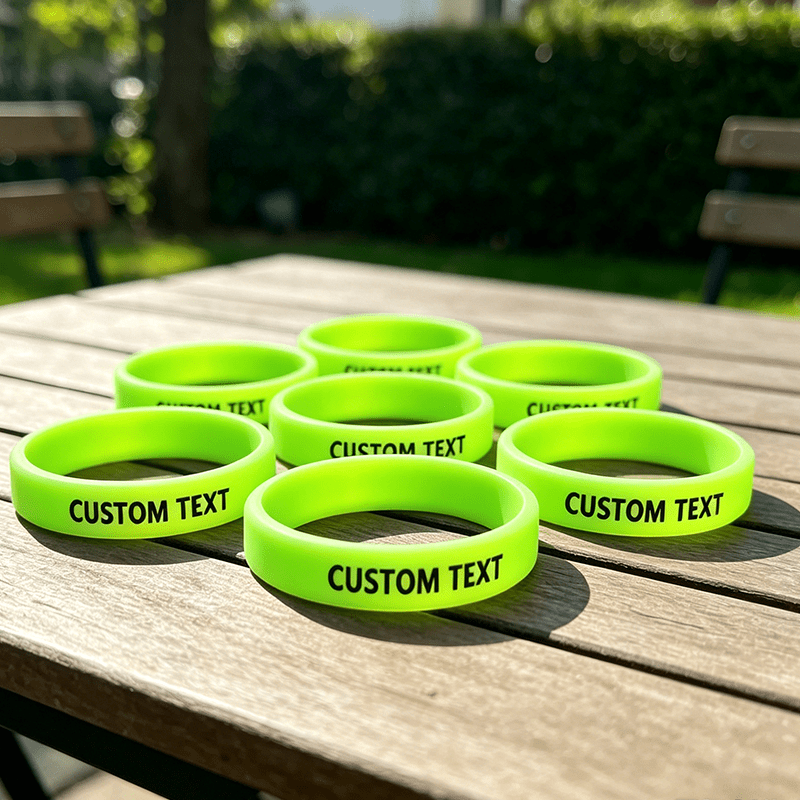 126pcs Pack Waterproof Silicone Wristbands for Events