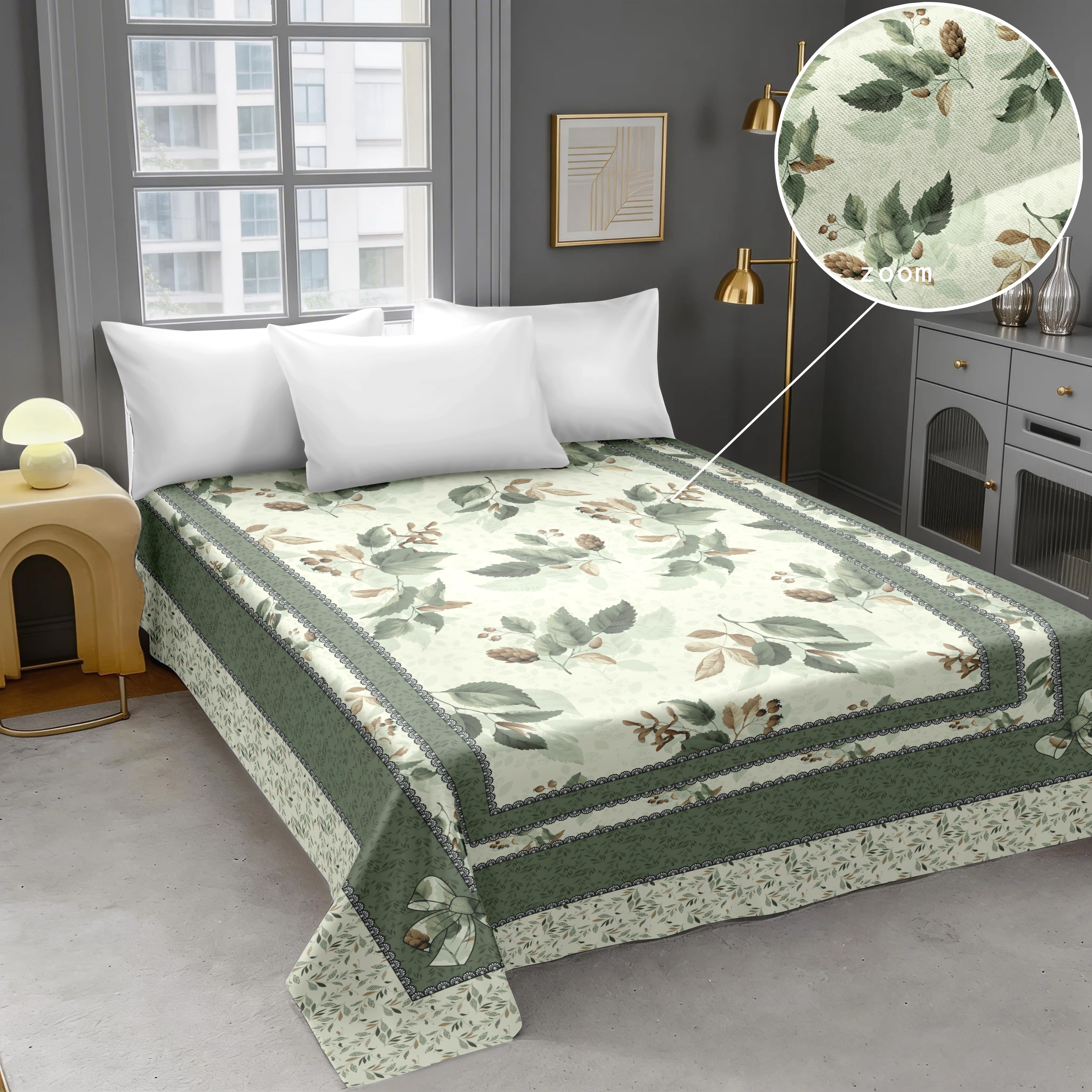 TEMU 1pc Comfortable And Sheet Romantic Soft And Comfortable Bedroom, 100% High- Fiber Fabric, Suitable For Home Bedroom, Hotel Rooms, Etc. (1 Sheet