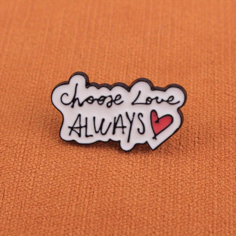Trendy Alloy Enamel Pin - Ideal Present For , Love And Kindness With A Cute Accessory