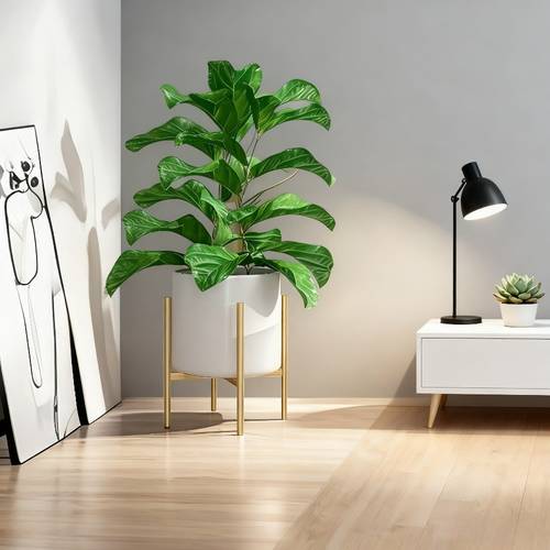 1pc adjustable indoor plant stand metal plant stand for floor pots medieval indoor outdoor plant holder not included