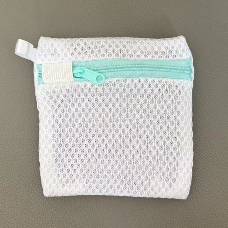 Image of 6pcs Square Washing Machine Special Mini Laundry Soap Bag, Reusable, Washable Fabric, Small Mesh Laundry Bag, Laundry Bags