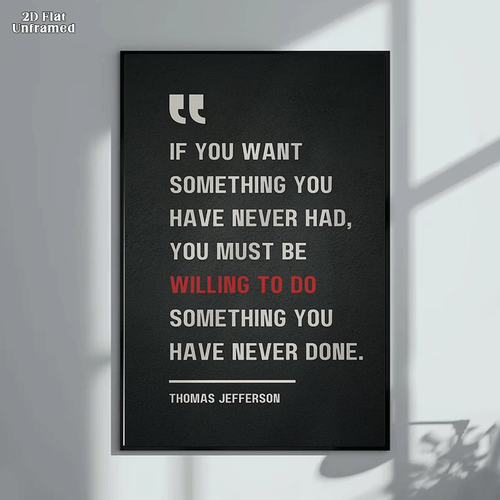 2d flat 2d flat posters prints motivational quote wall art poster inspirational text canvas print modern black room bedroom home office abstract decor gift 1pc unframed