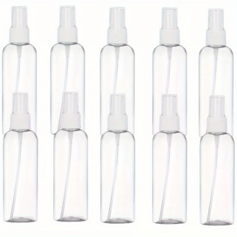 E-shop 5/10/15 Stück Transparente Sprühflaschen aus Kunststoff 30ml/60ml Toner Parfüm Ätherisches Öl Alkohol Etc. Nachfüllbare Behälter, Transparente