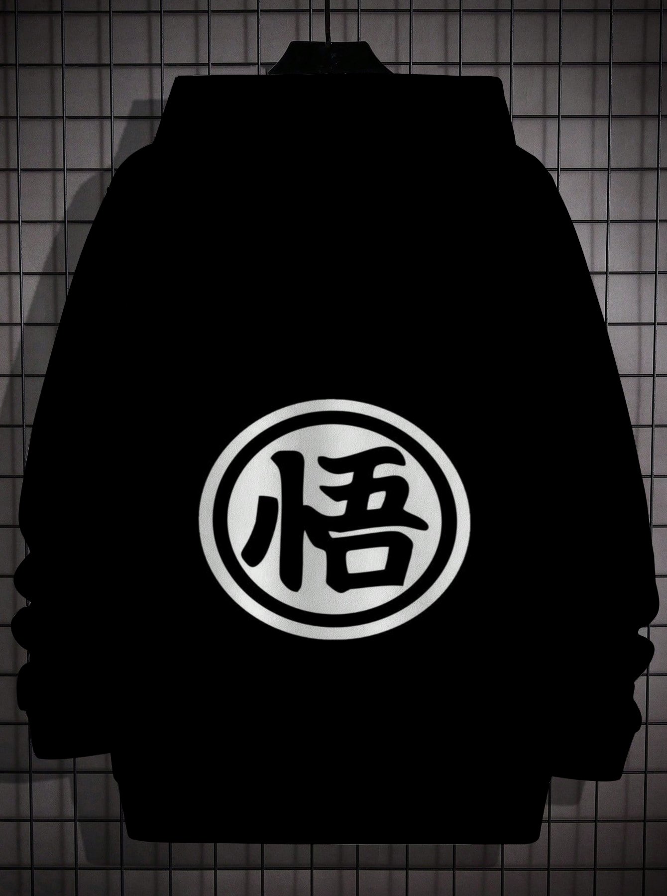 Close-up of Hoodie Fabric and Print