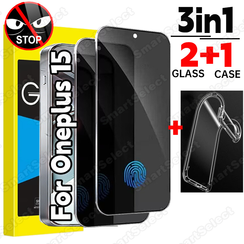 TEMU 2pcs Of Anti Tempered Glass 1 Phone Protection Cases, Suitable For Oneplus 15 5g Anti Film Privacy Anti Screen Protection Film Suitable For