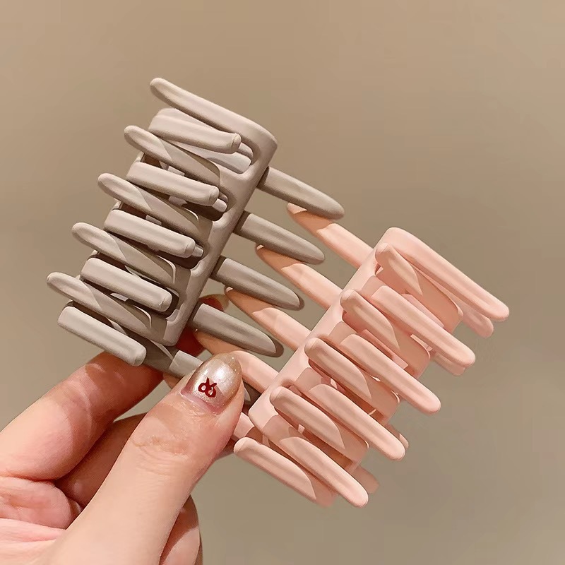 2 Women's Minimalist Cross Hair Clip Comb With A High-end Feel