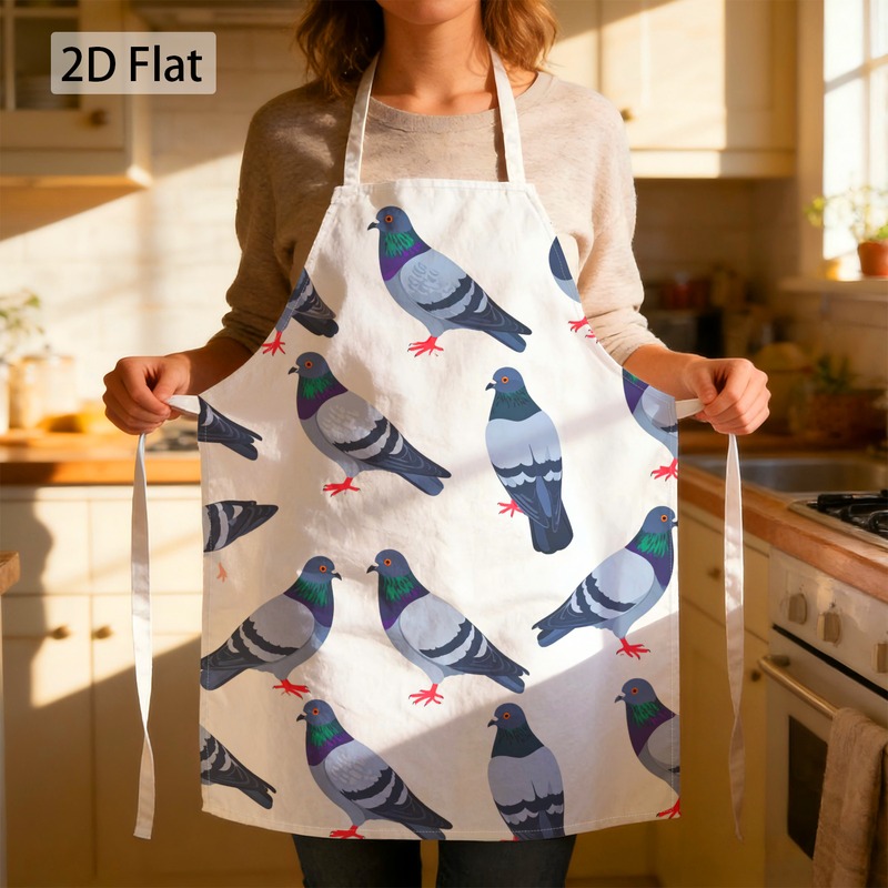 TEMU Grembiule da chef 1 pz con motivo a , grembiule da chef divertente decorativo con stampa , con lacci in vita, unisex 68x55cm(27x22in), durevole,