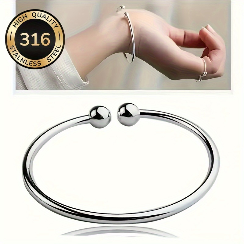   steel   bead bracelet stylish and minimalist suitable for daily wear and gifting