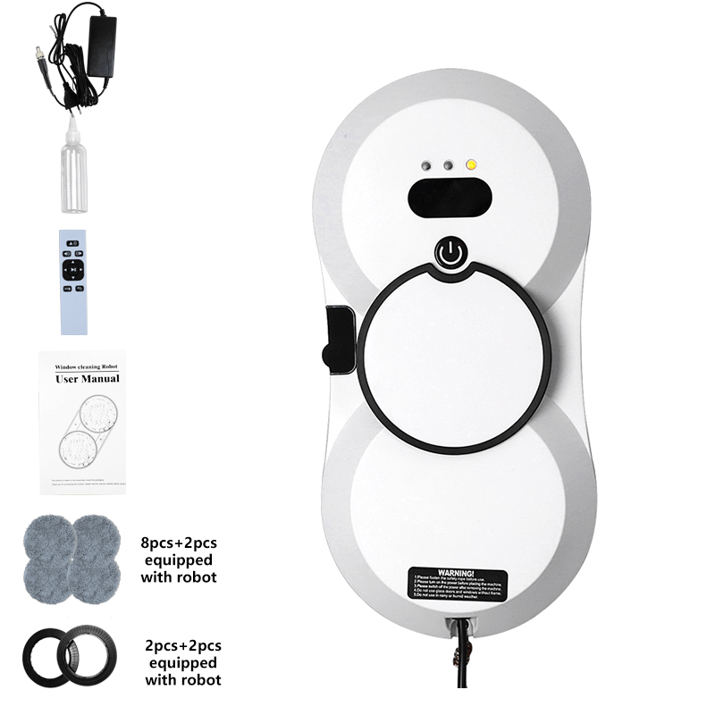 Image of 5800pa Robot Window Cleaner – Automatic Glass Cleaning With Spray For Home
