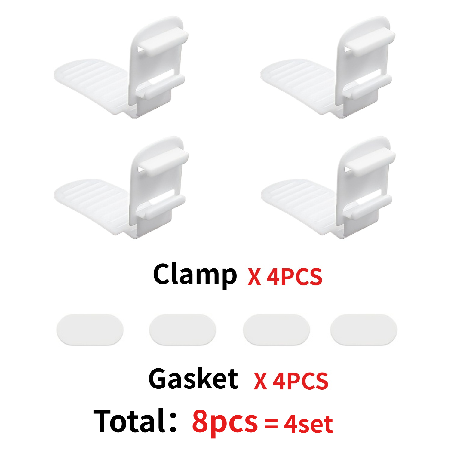 TEMU 8pcs/4 Sets (4pcs And 4pcs Stabilizing Strips) Bed Sheet Anti-slip , Duvet , 2 Colors Available, Multifunctional Bed Sheet Mattress Clips,