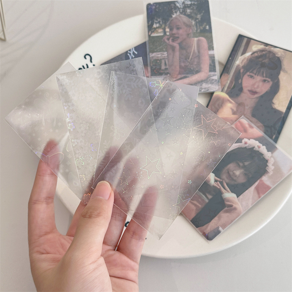 iridescent card sleeves Amazon.com: 100 PCS Top Loading Sakura Patterned Holographic Card Sleeves,  Colorful Transparent Card Protector for Kpop/Idol/TCG/CCG Standard  Sized/Japanese Sized Cards Cover (61×88mm) : Toys & Games main image 1