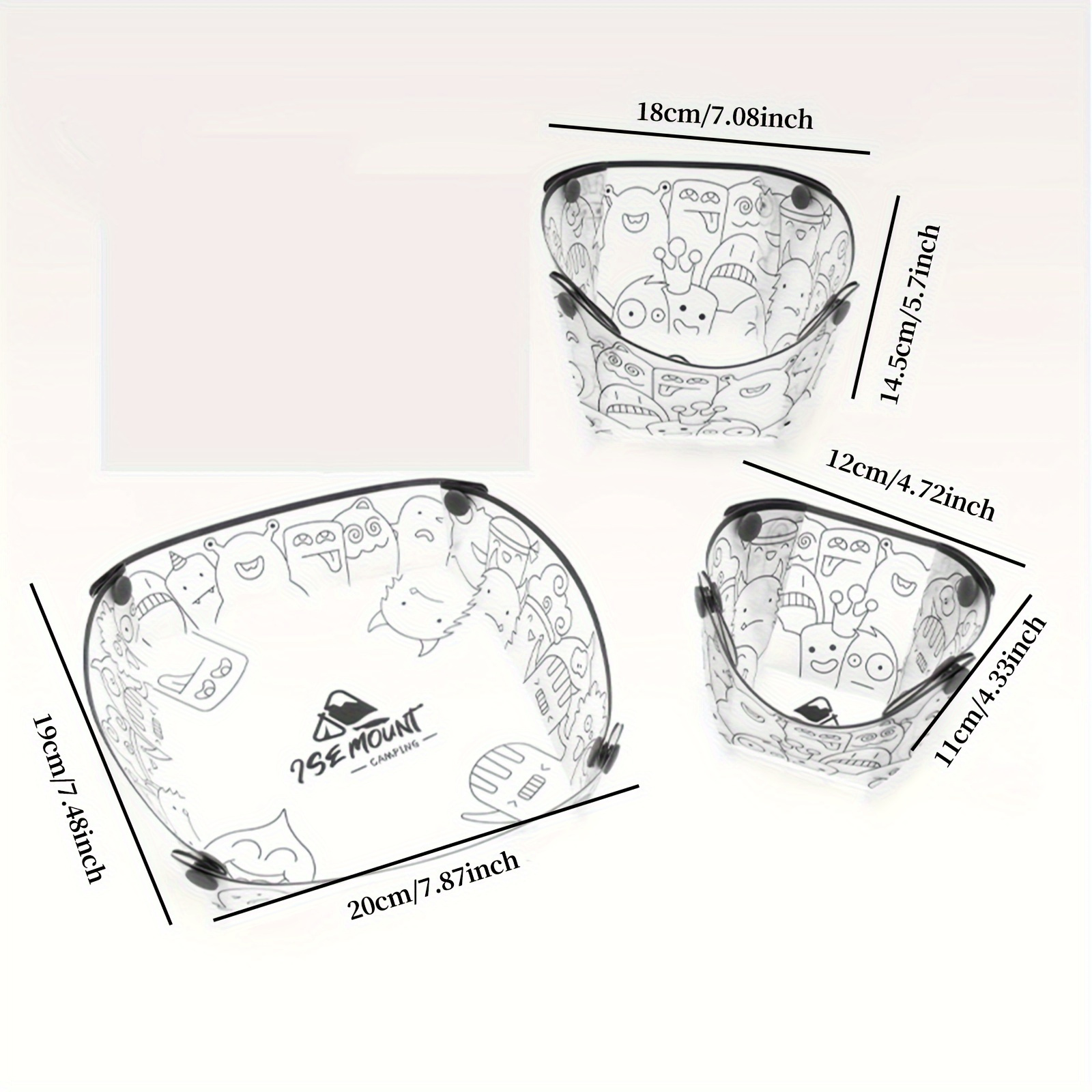 Three-piece Foldable Outdoor Camping Equipment: Pp Material, No Electricity, Perfect For Hiking And Camping
