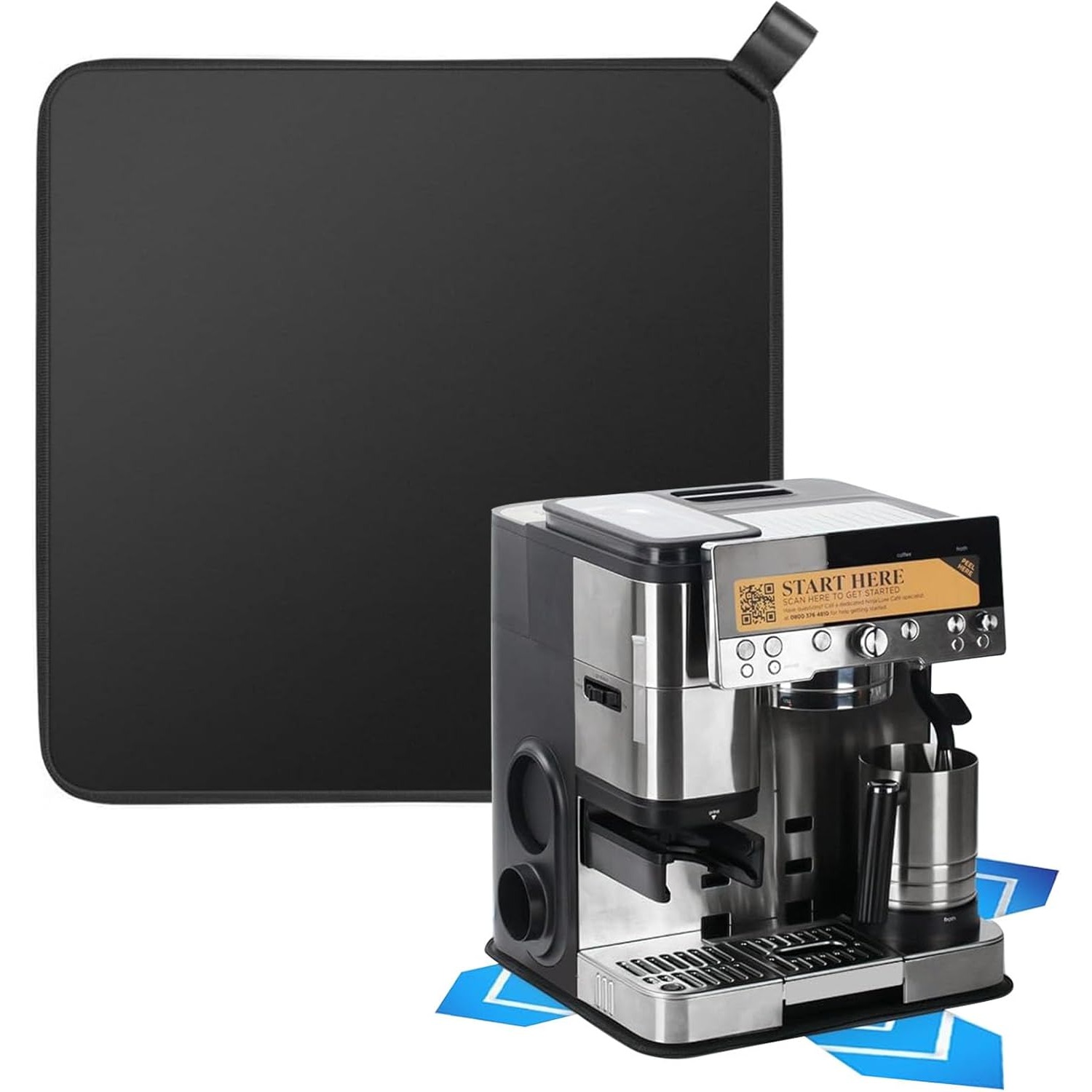 Image of For Machine Non-slip Mat Compatible With Es601uk/es701uk Models - Heavy-duty Anti-slip Base, For Luxe Espresso Machine, Coffee Maker Accessory