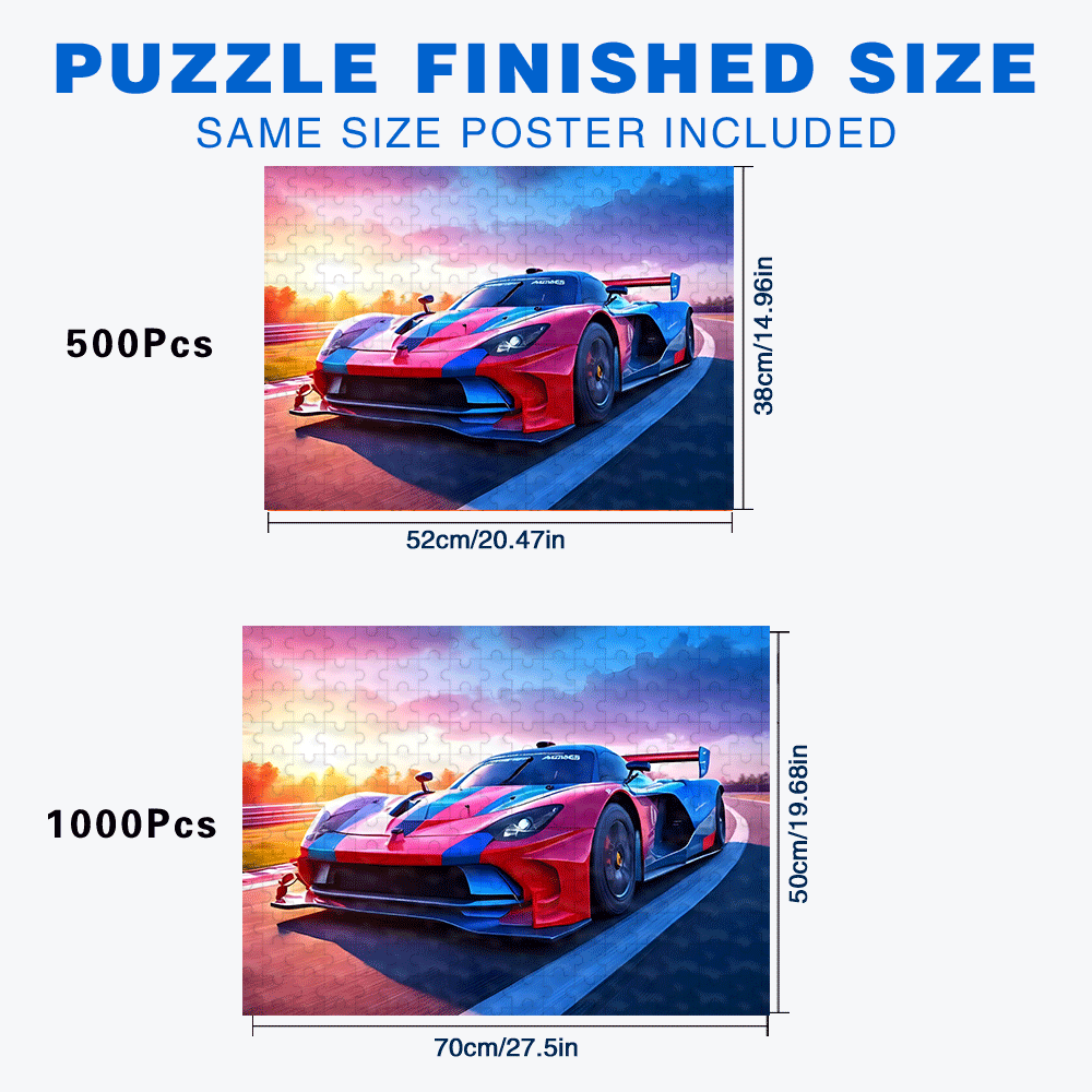500/1000pcs Natural Landscapes Jigsaw Puzzle, Creative Art Gift