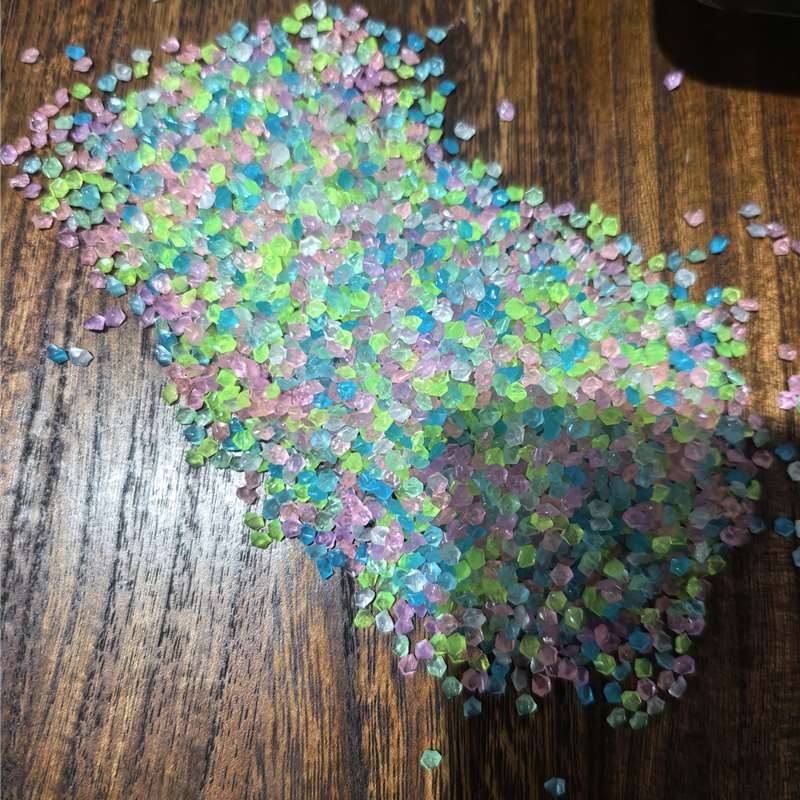 TEMU 800pcs Glow In The Dark 0.035lb, 0.2 Inch - Sunlight Activated Luminous Pebbles For Aquarium, Fish Tank, Planter, Vase Filler, Garden, Path,