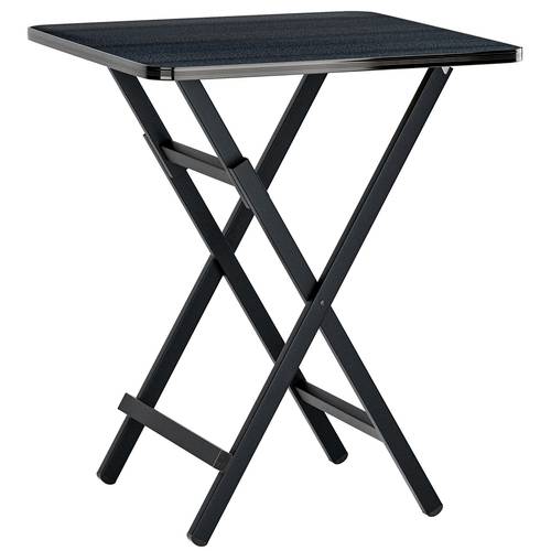 folding table foldable tv tray table tv dinner folding table for small space eating portable outdoor barbecue table with thickened plate and x bracket structure