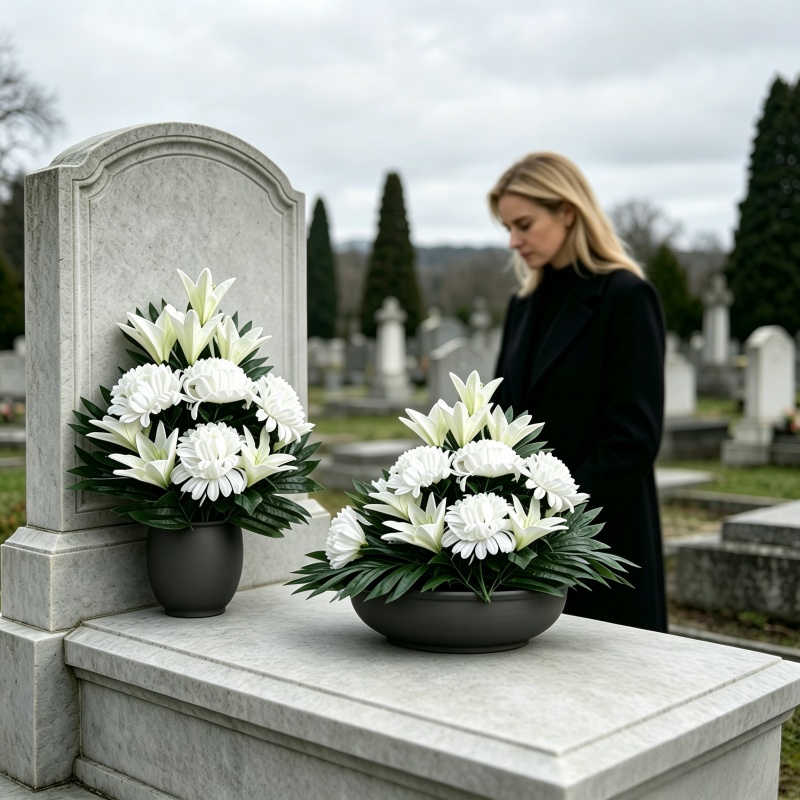 künstliche blumen für den außenbereich von gräbern