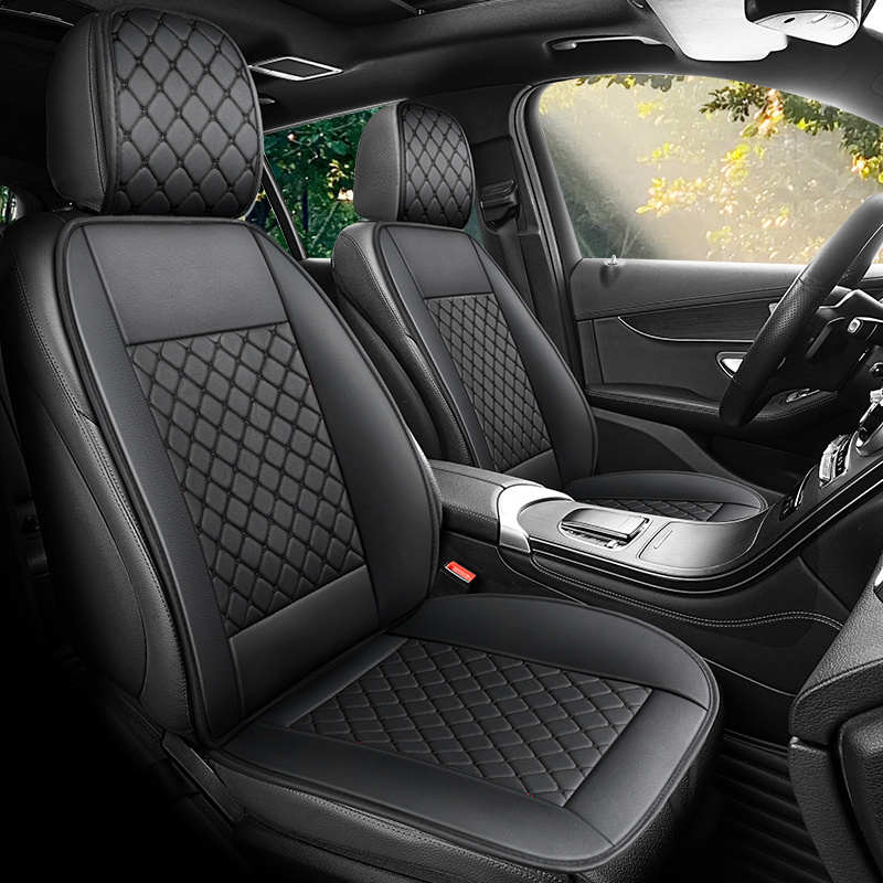 TEMU New Car Seat Cushion, Star Faux Leather , Front Single Seat, Faux Leather Material, Fashionable And Easy, Use, And Remove, Use, Suitable For