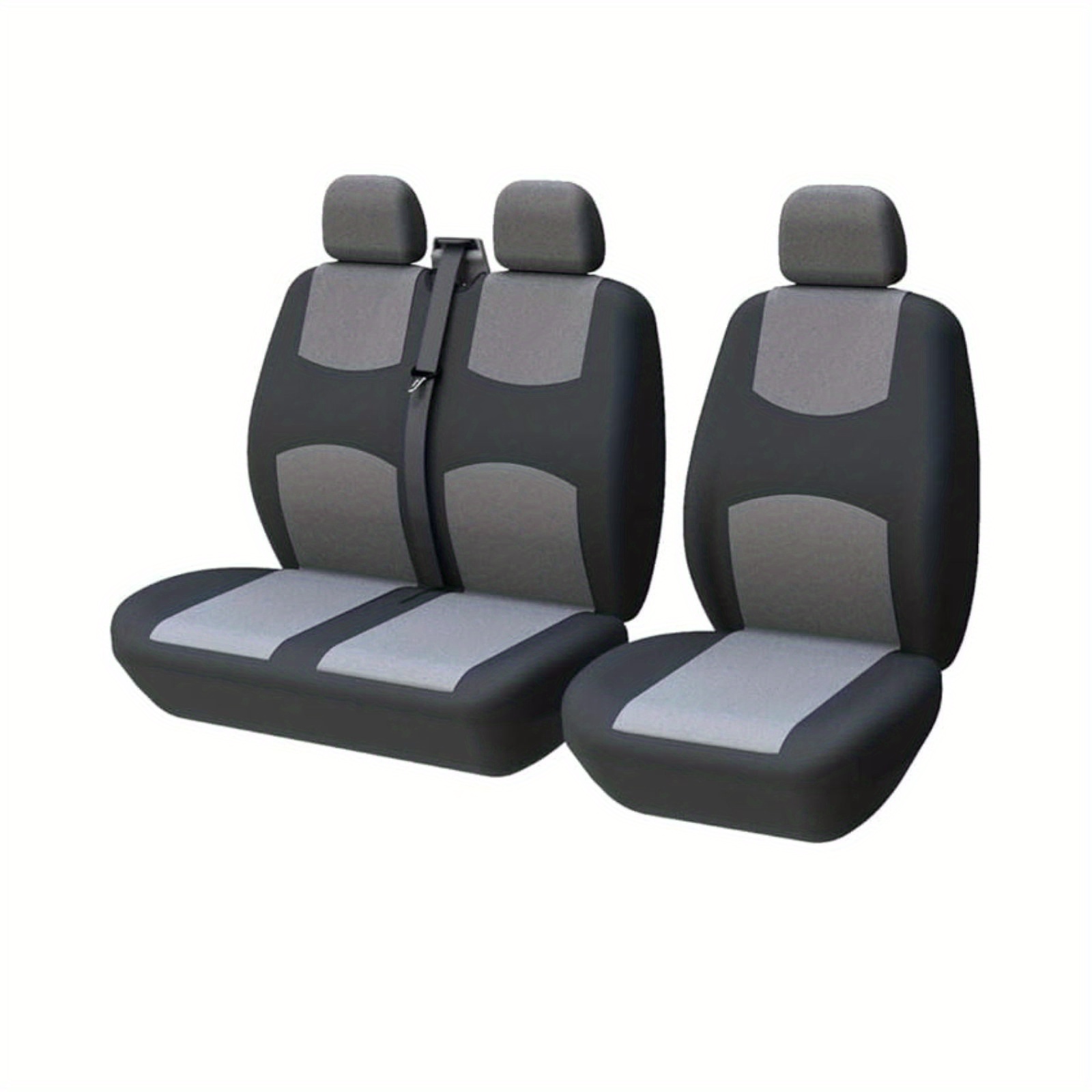 TEMU Van Seat Covers 2 Tone Fit Most Trucks Front Seat Covers Single And Double Seat Covers Single Driver And Double Passenger Seat Covers