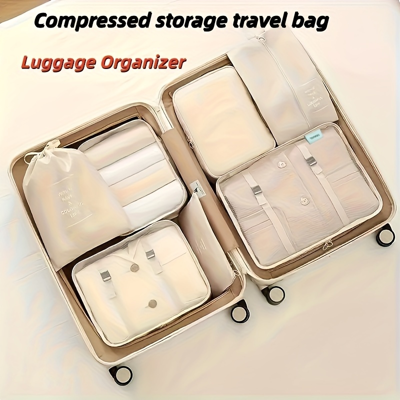 10pcs Travel Packaging Cube Set for Lightweight Storage