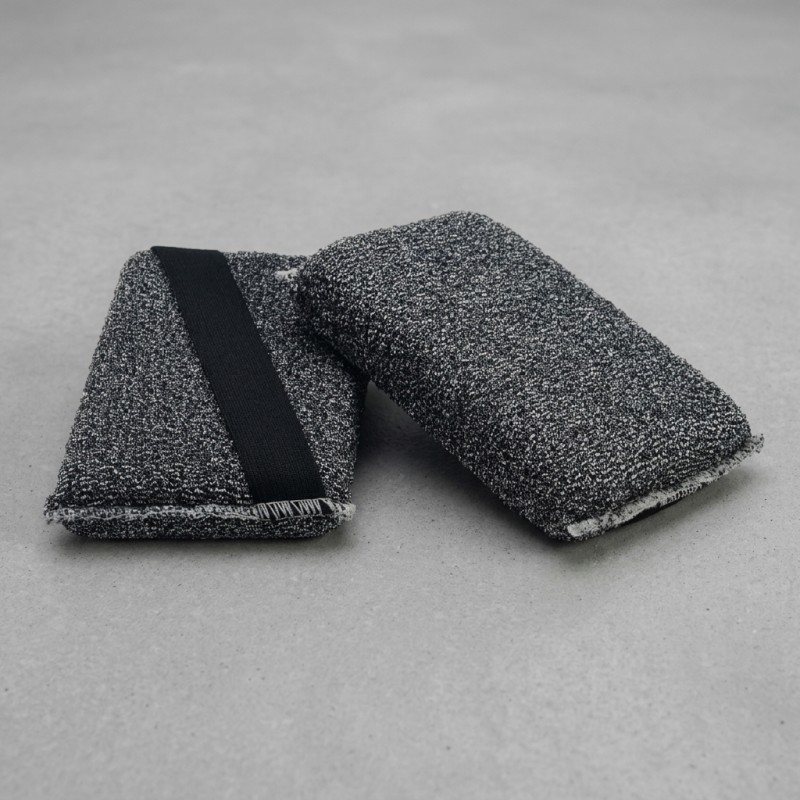 Bamboo Charcoal Bath Sponge, Exfoliating Body Scrub