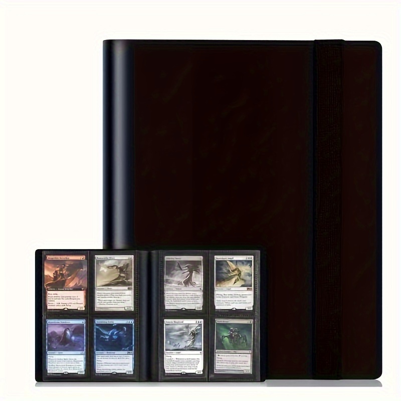 E-shop Langlebiger 9/4 -Aufbewahrungsordner für Sammelkarten, geeignet für Spiel- Sportkarten, 360/160 Karten fassend, mit 20 Klappseiten – Binder für