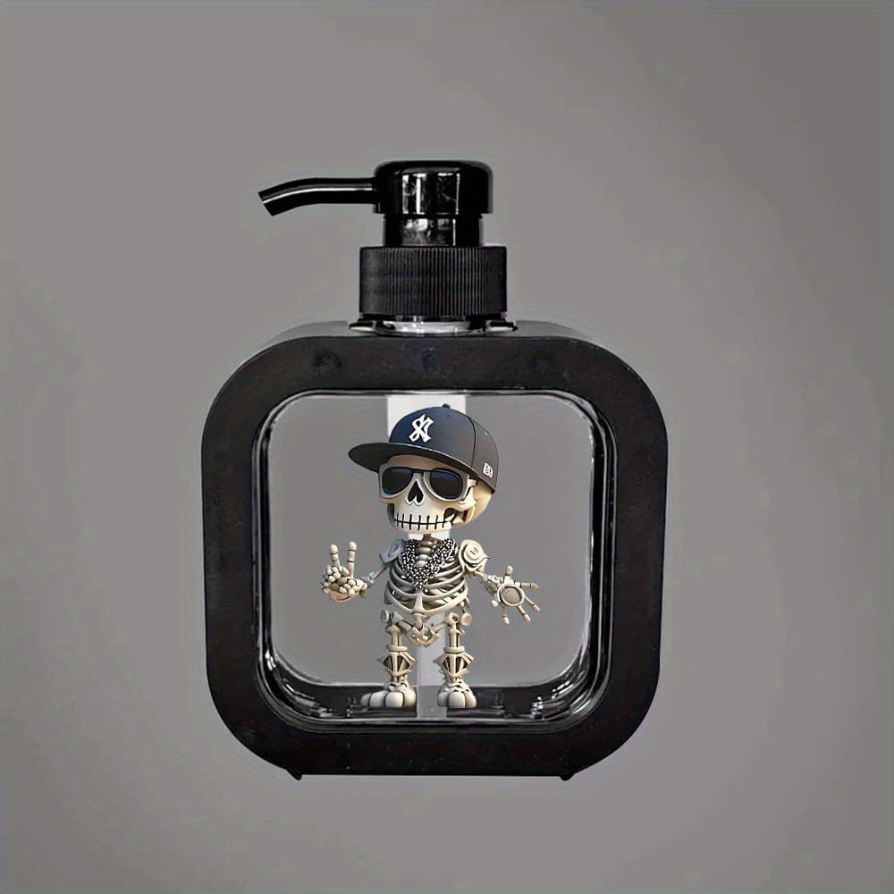 Gothic Cute -shaped Soap Dispenser With Pump - Refillable Hygienic Hand Soap Bottle Suitable For Sink, Compact Decorative Pump Dispenser