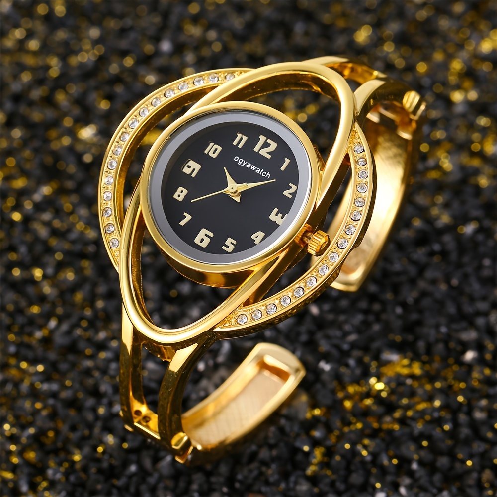TEMU Exquisite Women's Bracelet Watch, Elegant Luxury Watch