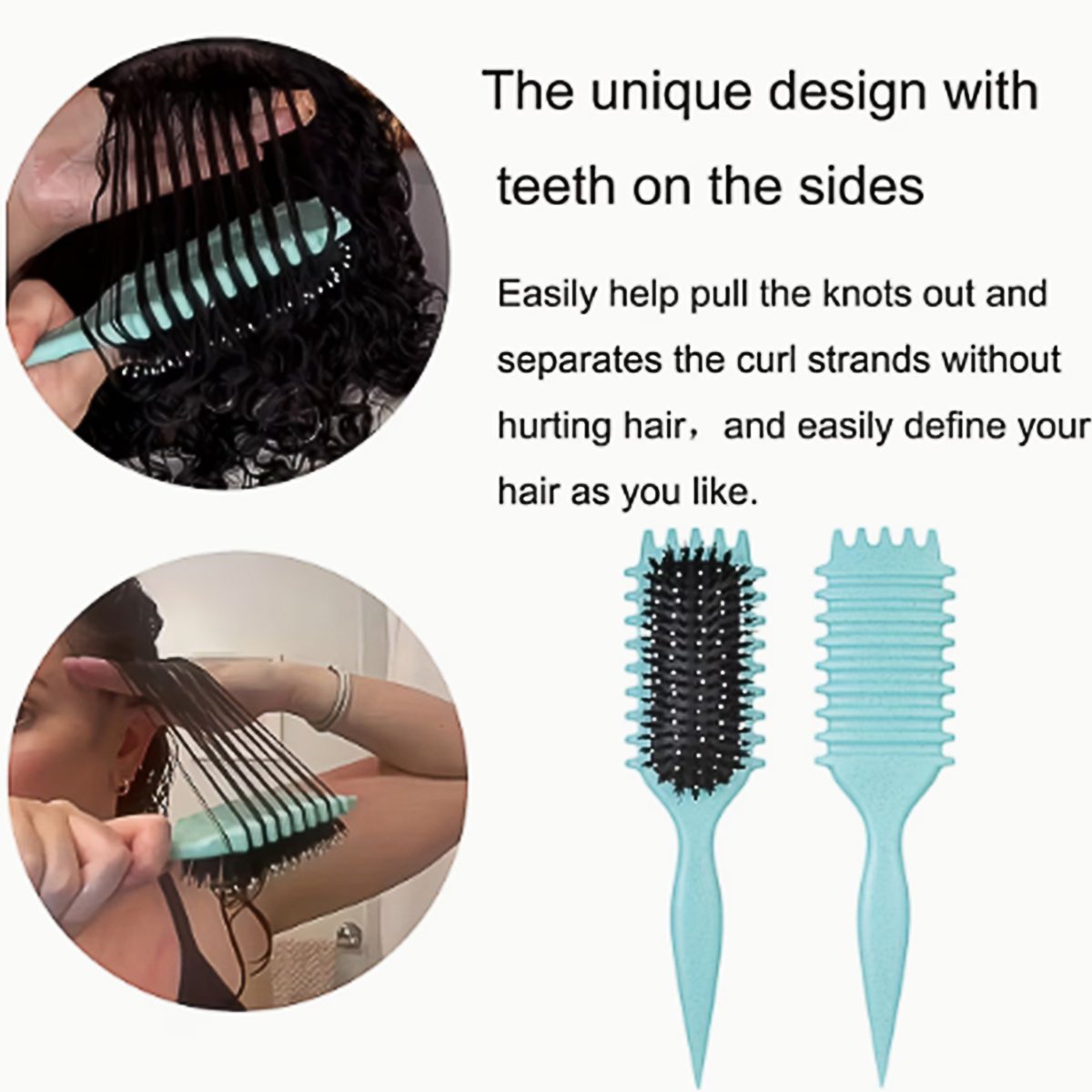3pcs Curling Styling Tool Set with Comb and Spray Bottle