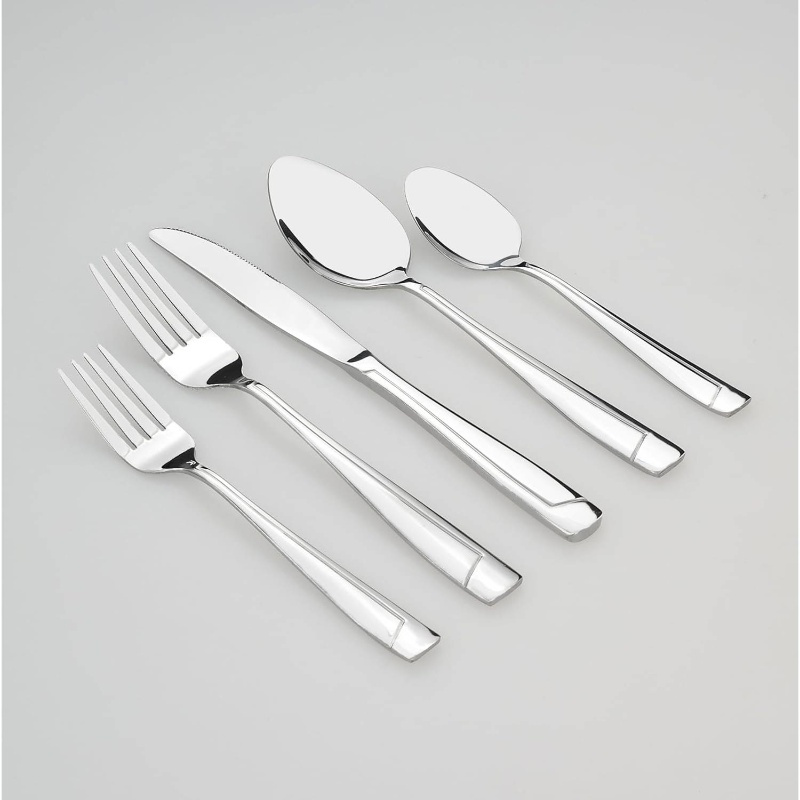 set of 10 stainless steel tableware, including 50pcs of cutlery. Product details 3