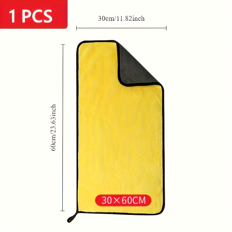 Image of A Wiping Cloth For Trucks And Cars, Super Absorbent Microfiber Towel For Washing Cars, Car Cleaning Drying Cloth, Large Dry Towel, Car Care Details