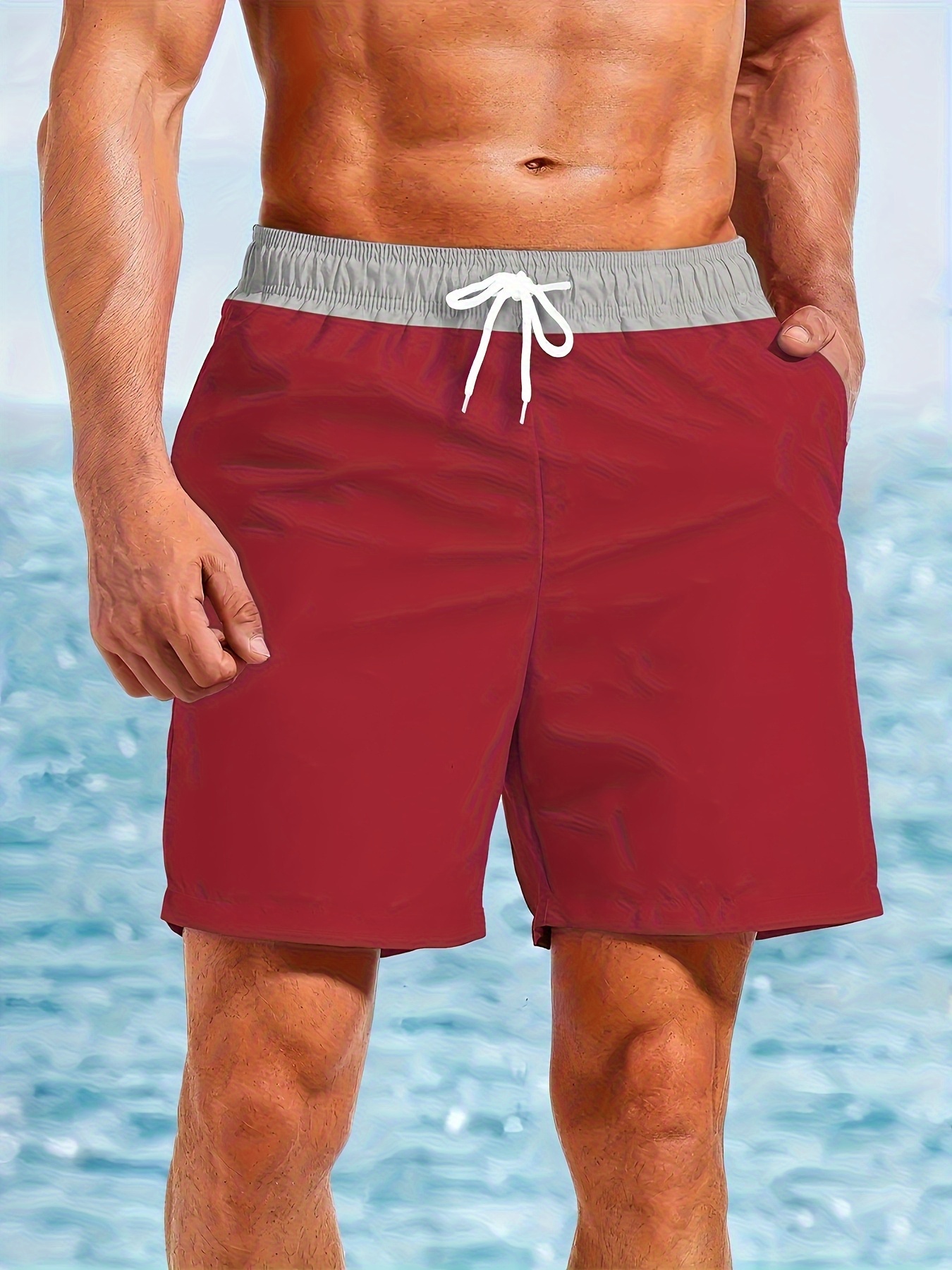 Best Selling Swimsuits Mens Summer CARGO ZIP POCKET Swimming Board Swim  Shorts Trunks Swimwear Beach UK Mens Bathing Suit