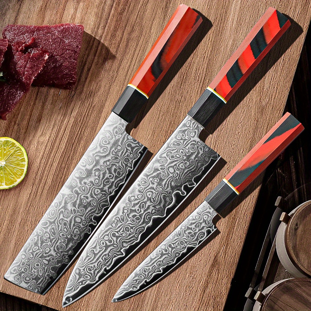 包丁セット 9点セット ダマスカス VG10鋼 67層 三徳包丁 シェフナイフ 包丁セット 9点セット ダマスカス VG10鋼 67層 三徳包丁 シェフナイフ