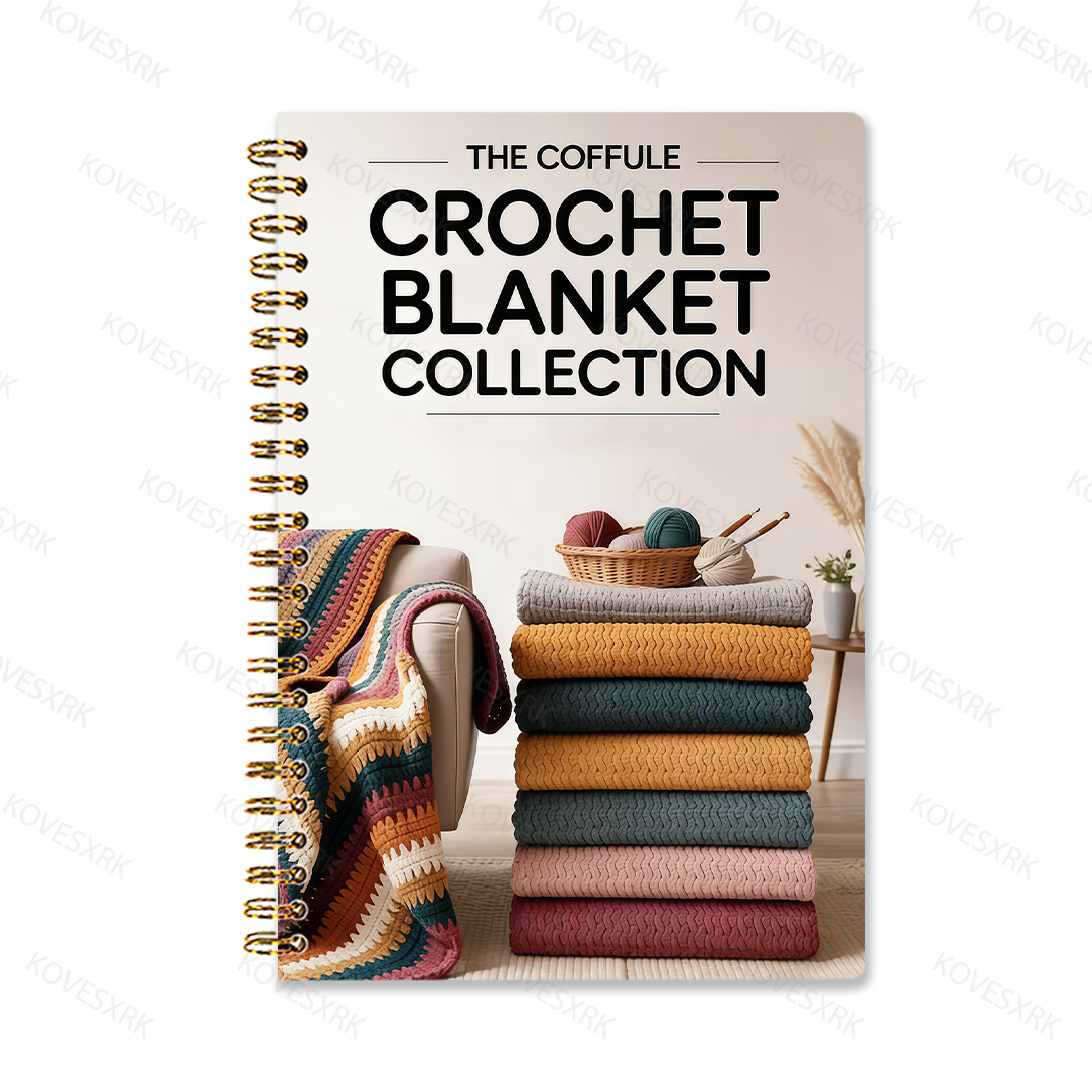 TEMU Crochet Blanket Pattern Book, The Coffule Crochet Blanket Collection, Knitting Guide For Beginners And Experienced Crafters, Easy Handmade Cozy