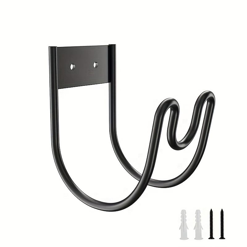 E-shop Robuster Gartenschlauchhalter - Wandmontierter Schlauchorganizer mit Haken, stabile Metallkonstruktion, geeignet für Garagen, und den