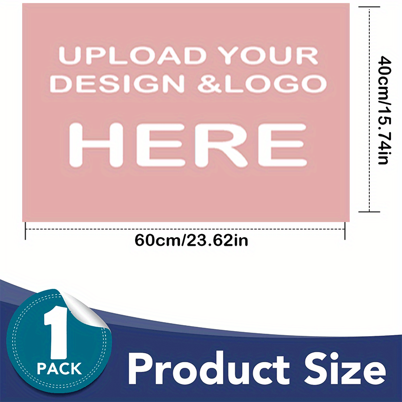 TEMU 1 Custom Transparent Sticker, Multiple Sizes, Vehicle Advertising And Brand Promotion, Pattern, Vinyl Self-adhesive Sticker, Uv Transfer Sticker