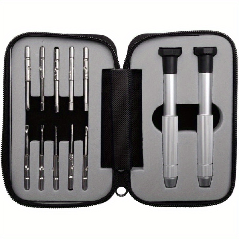 1   screwdriver kit for eyeglasses watches cellphones clocks non electric repair tools with case portable no required Product details 0