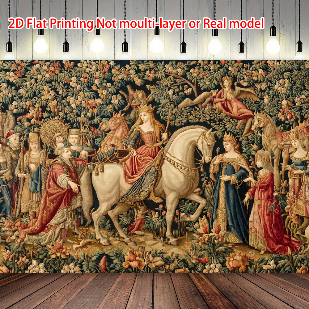 medieval tapestry sold on Temu United States