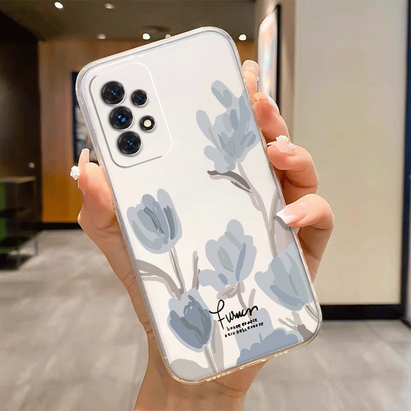 TEMU Art Clear Phone Case For A72 A70 A71 A73 5g A53 5g A52 A51 A50 A55 A54 A42 5g A41 A34 A33 A32 5g A31 A25 A23 A22 5g A21s A21 A15 A14 A13 5g A12