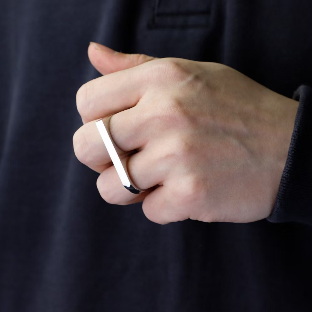 1pc Bouncy Ring, Men's And Women's Accessories Double Ring Accessories for DIY Crafts, Garden Accessories And Phone Case Decorations - Multifunctional Rings for Daily Wear And Celebrations, Phone Case Decorations