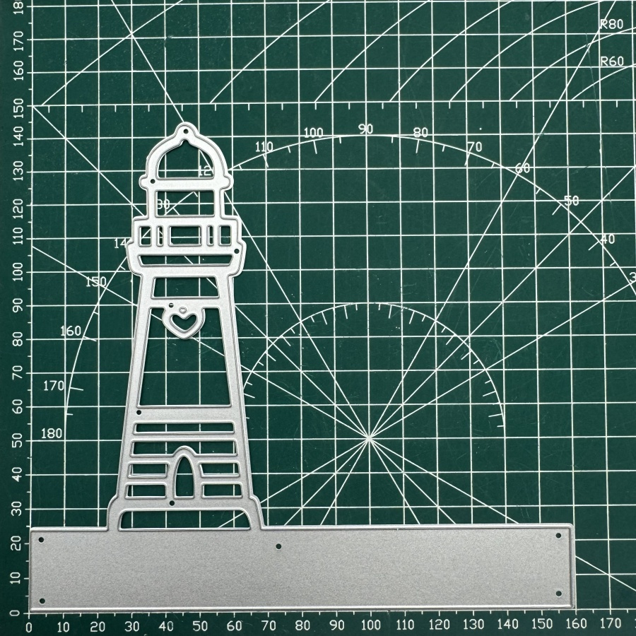 Image of New Arrival Lighthouse Of Metal Cutting Dies For Diy Scrapbooking Card Making Stencils Embossing Craft Decoration
