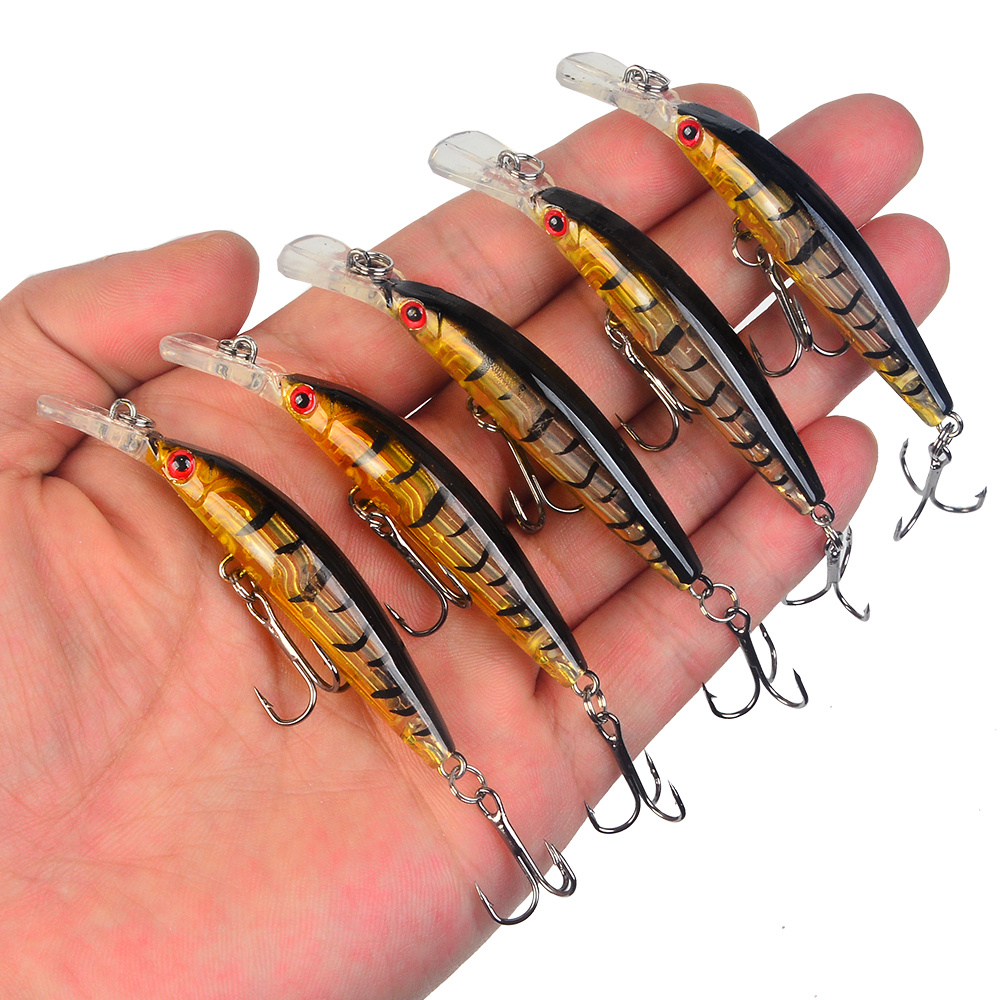 TEMU 5pcs Sinking Minnow Lures, Bionic Fishing Lures For