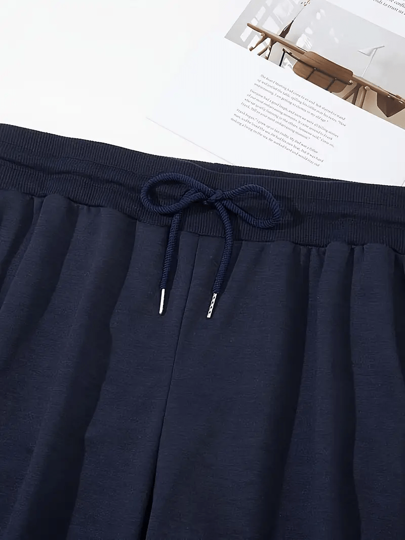 3pcs Men's Casual Sweatpants with Hood, 'Abidos Logo'Print design,Drawstring Design,Lightweight, Elastic, and Breathable, Suitable for Spring and Autumn Outdoor Sports. Loose Fit, Men's Sport Pants/Men's Long Pants, Running Pants, Workout Pants