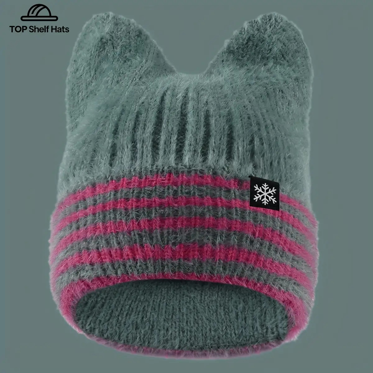TEMU 1pc Fashion Trend Snowflake Label Design Plush Hat, Lightweight Comfortable And Fashionable Daily Outing Accessory, Trucker Vintage Casual Warm