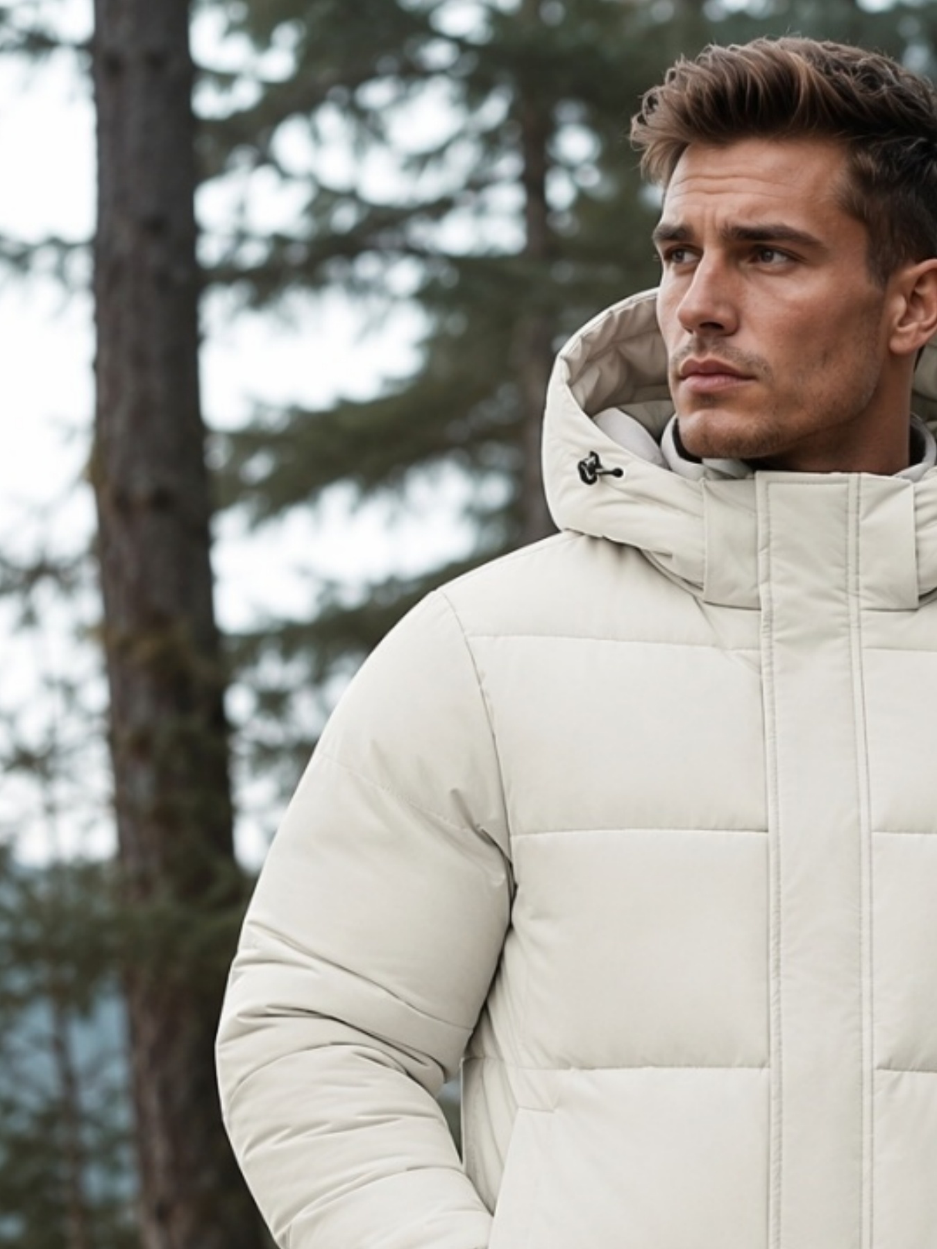 Men's Graphene Uniform Short Jacket for Winter