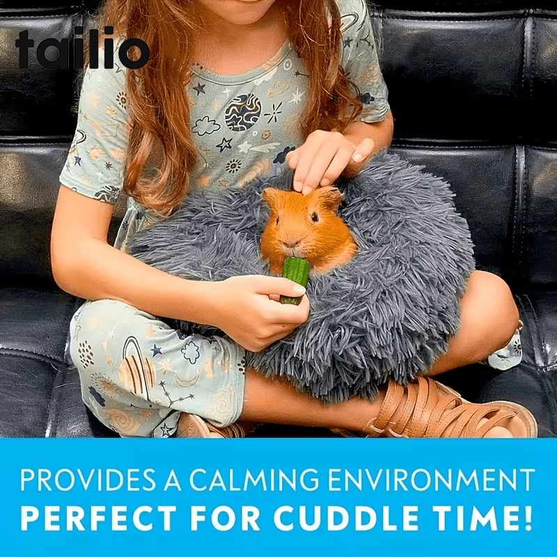2pcs Ultra-Soft Cozy Plush Small Pet Bed