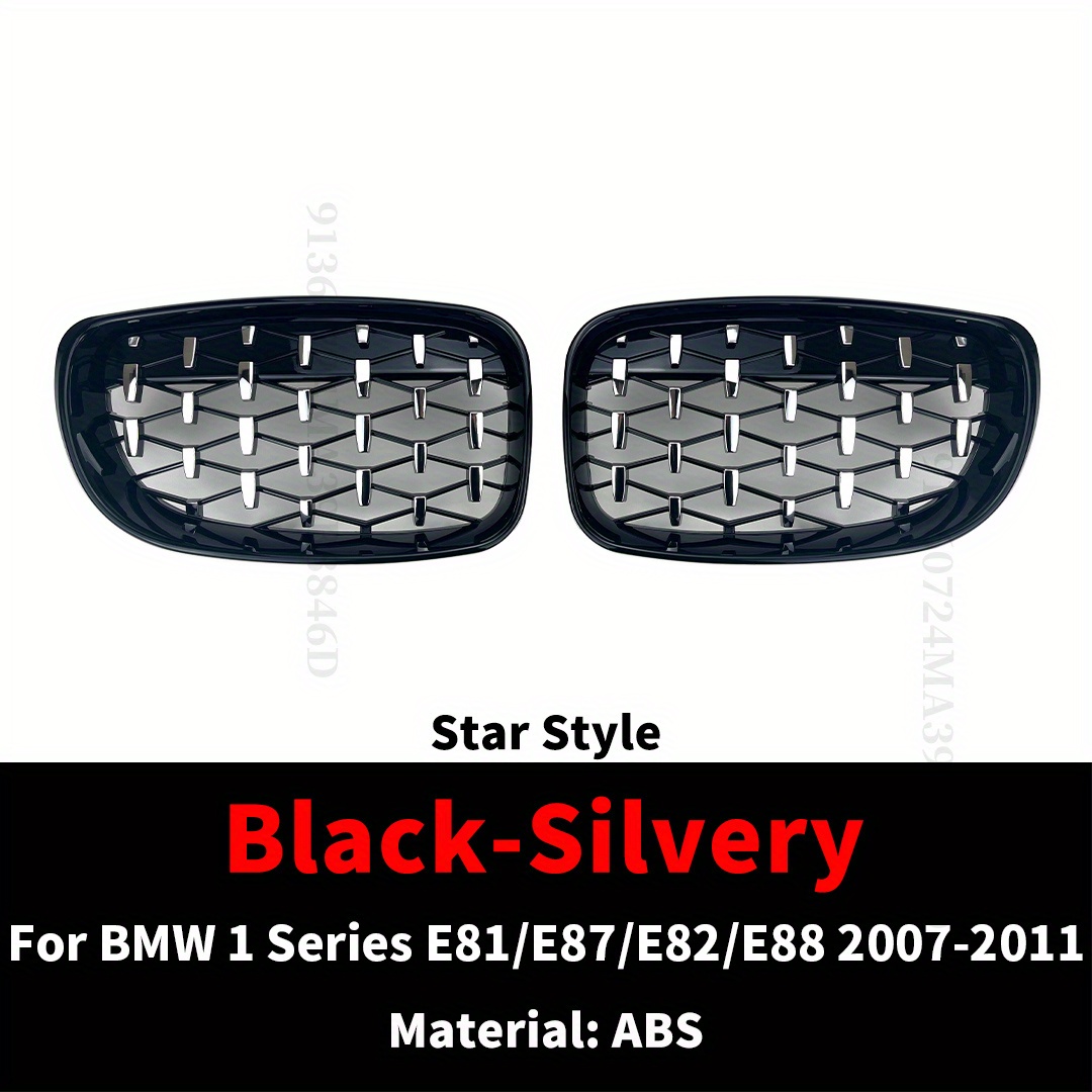 TEMU Suitable For 1 E81 E87 E82 E88 2007-2011 As 120i 120d 130i Coupe Front Bumper Air Intake Grille Modification Additions
