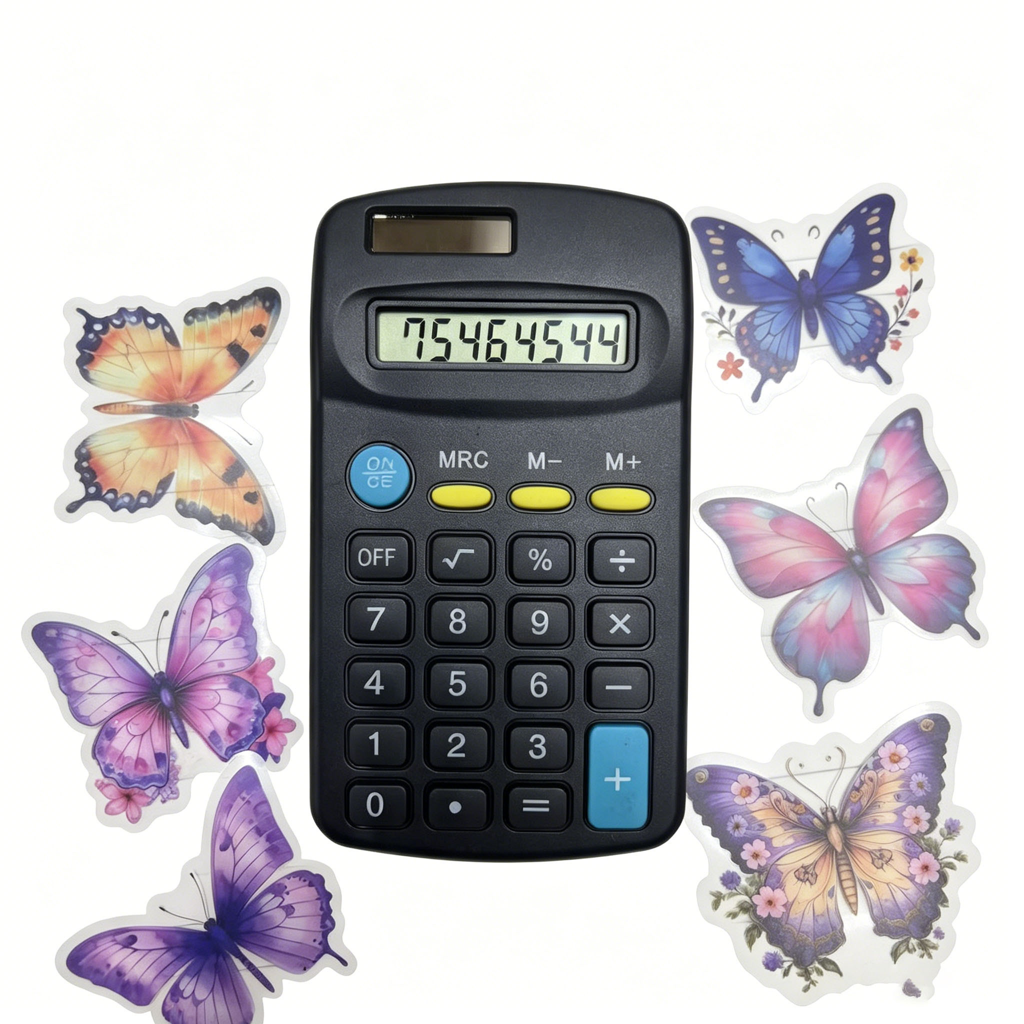 TEMU 8-digit Mini Hand Calculator With Responsive Large Keys, Lightweight Pocket Size Basic Calculator, Easy Operation Desktop Calculator For
